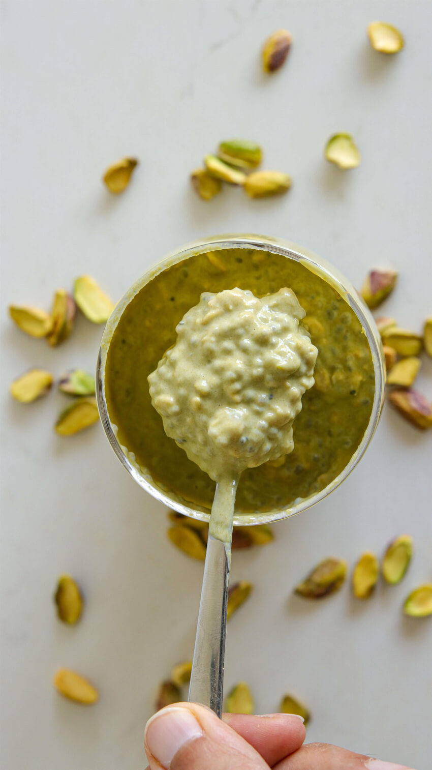 pistachio overnight oats recipe