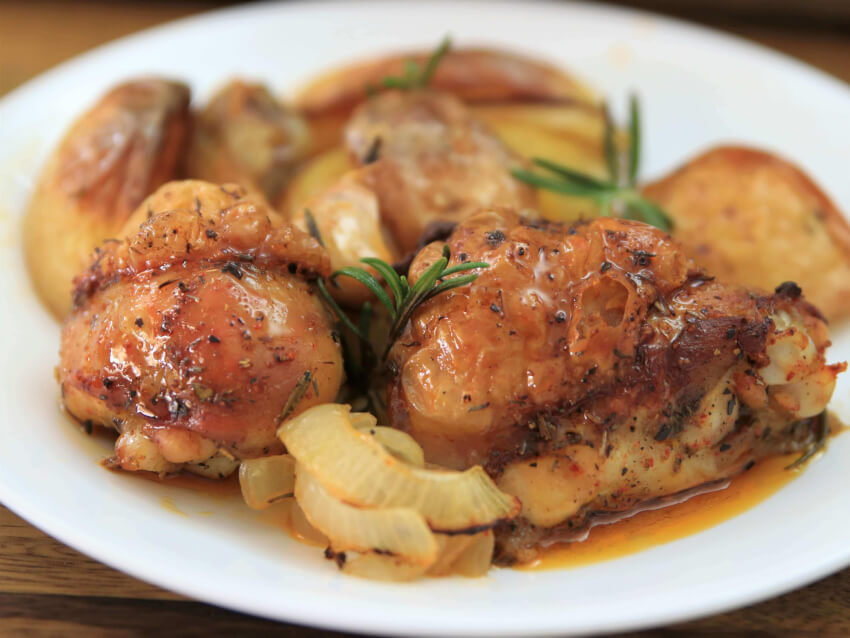 one pan roasted chicken