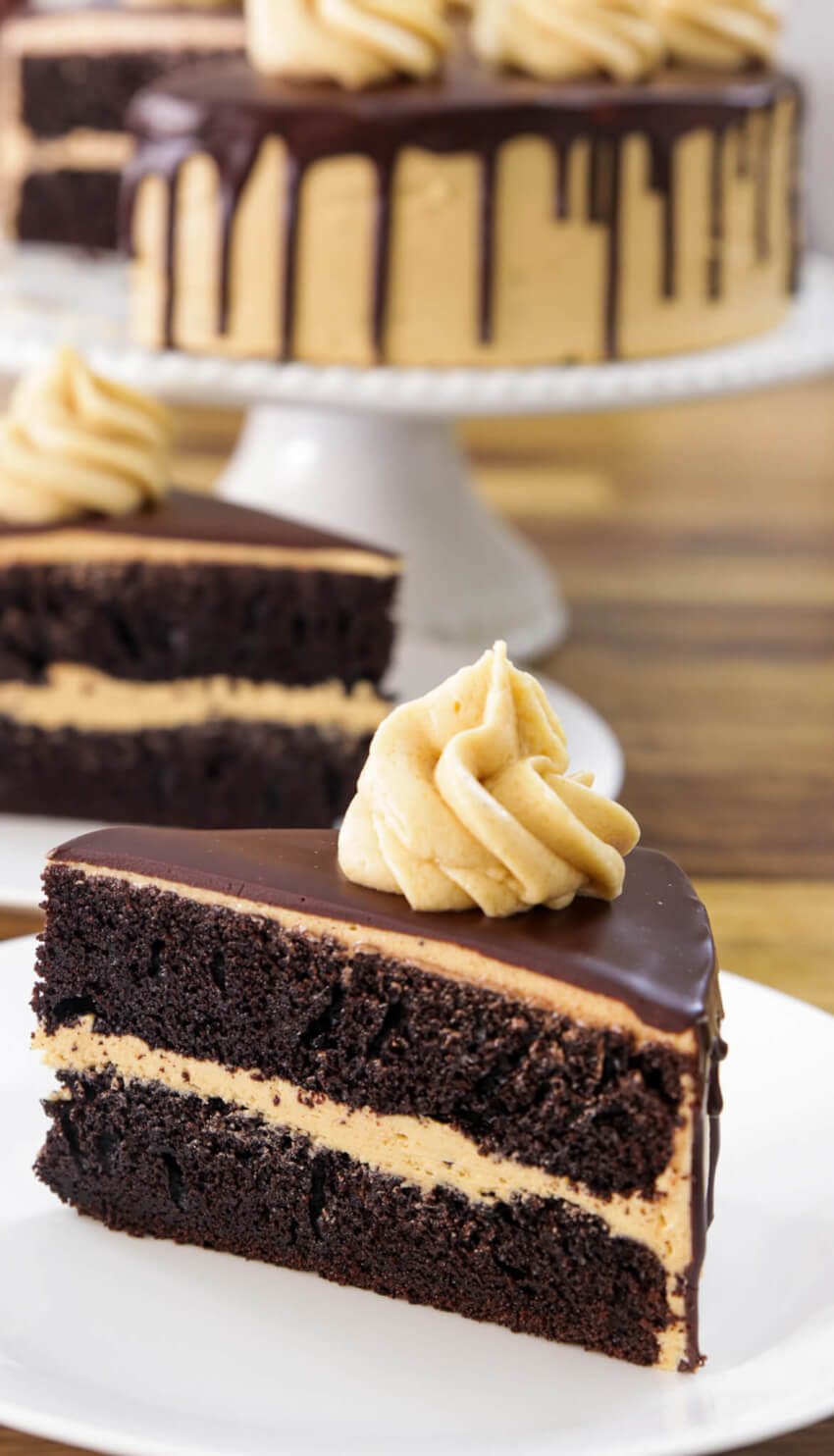 Chocolate peanut butter cake
