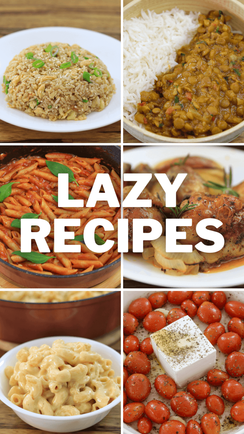 easy recipes for lazy cooks