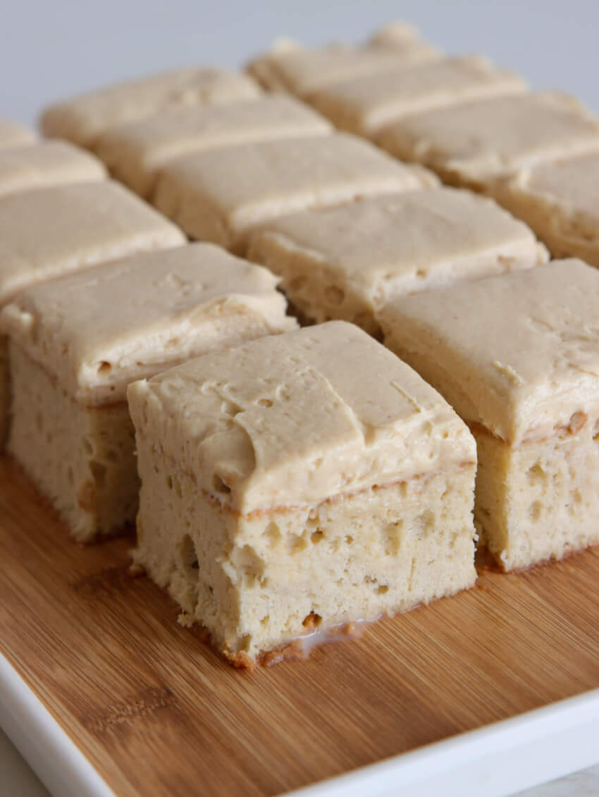 peanut butter tres leches cake