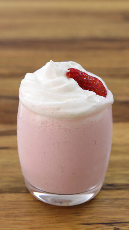 Easy Milkshake strawberry Recipe