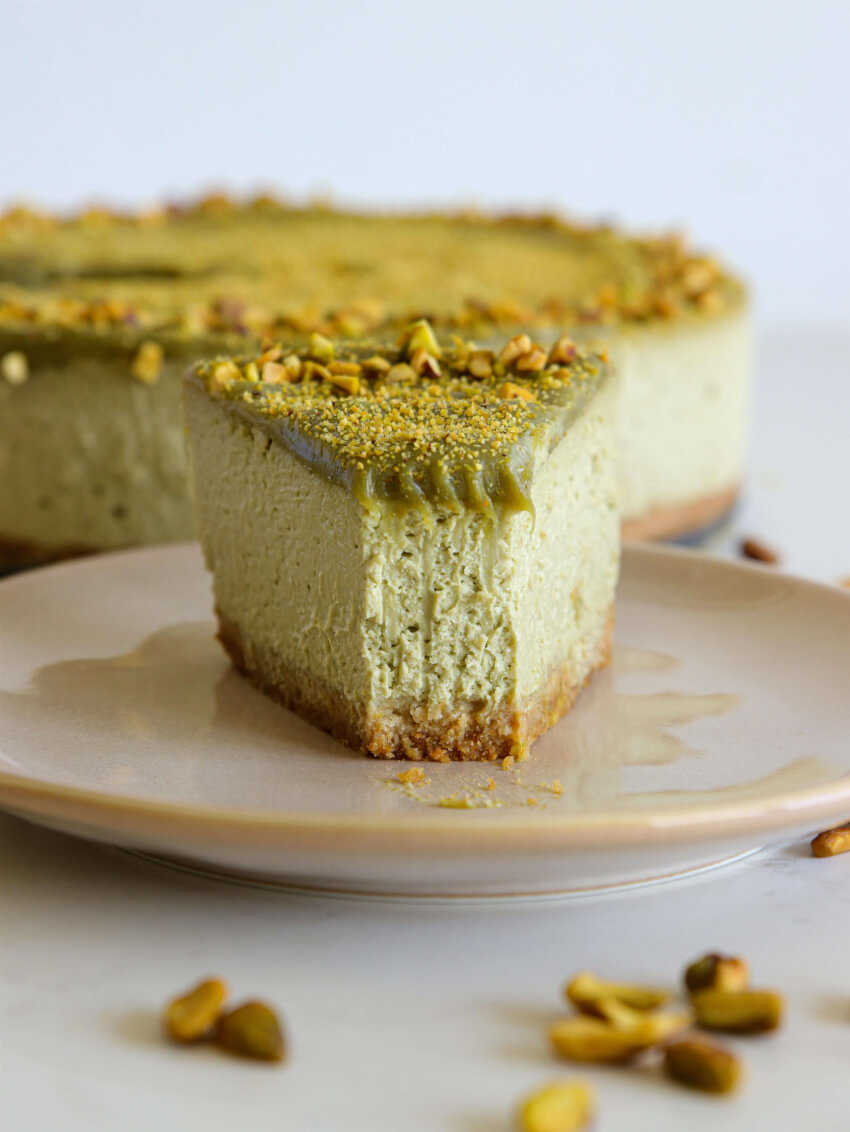 how to make pistachio cheesecake