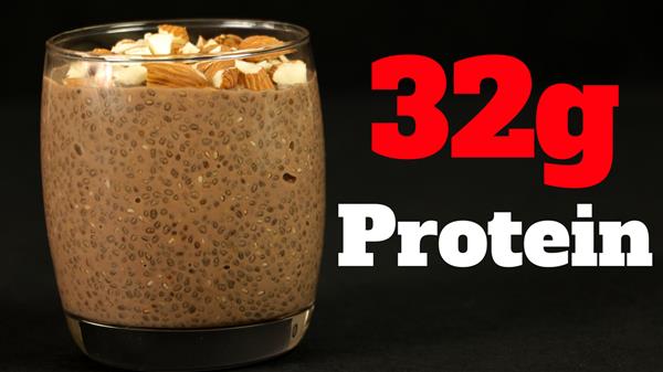 Protein Chia Pudding Recipe (32 Grams of Protein)
