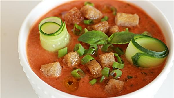 Gazpacho Recipe - Spanish Cold Tomato Soup