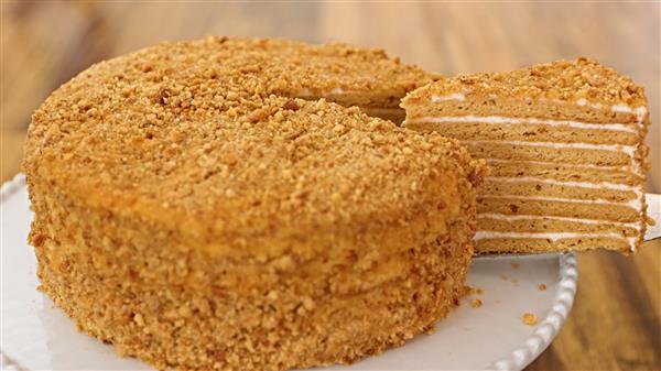 Medovik Russian Honey Cake Recipe The Cooking Foodie