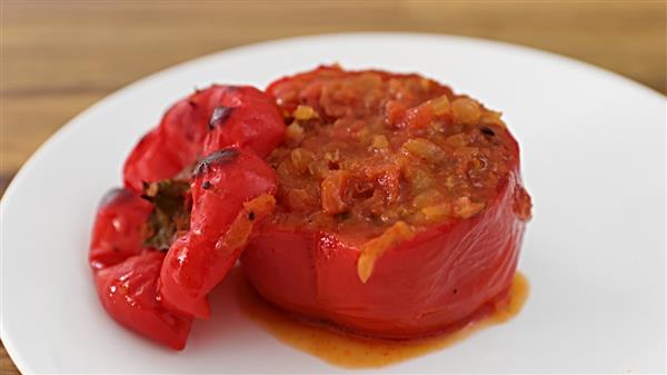 Beef and Rice Stuffed Peppers Recipe