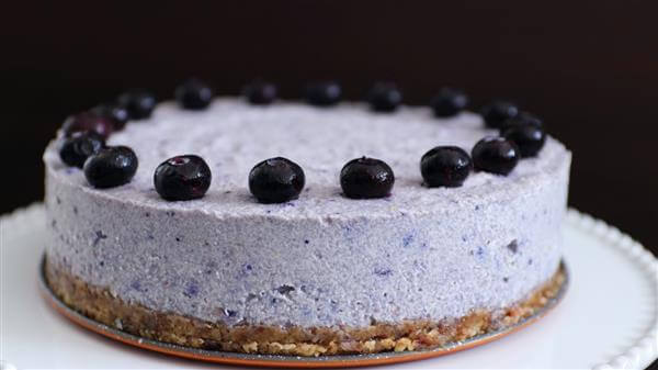 No-Bake Vegan Blueberry Cheesecake Recipe