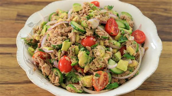 Healthy Avocado and Tuna Salad Recipe