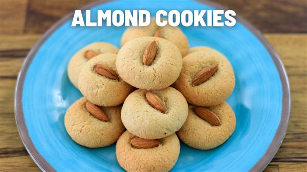 Almond Cookies Recipe (Soft and Chewy)