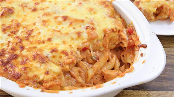 Chicken Pasta Bake Recipe | Chicken and  Pasta Casserole