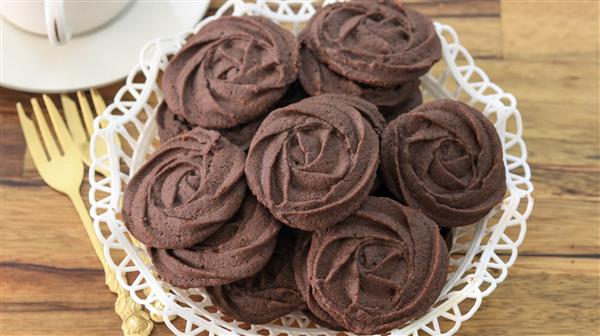 Chocolate Butter Cookies Recipe