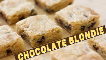 Chocolate Blondies Recipe | How to Make Blondies