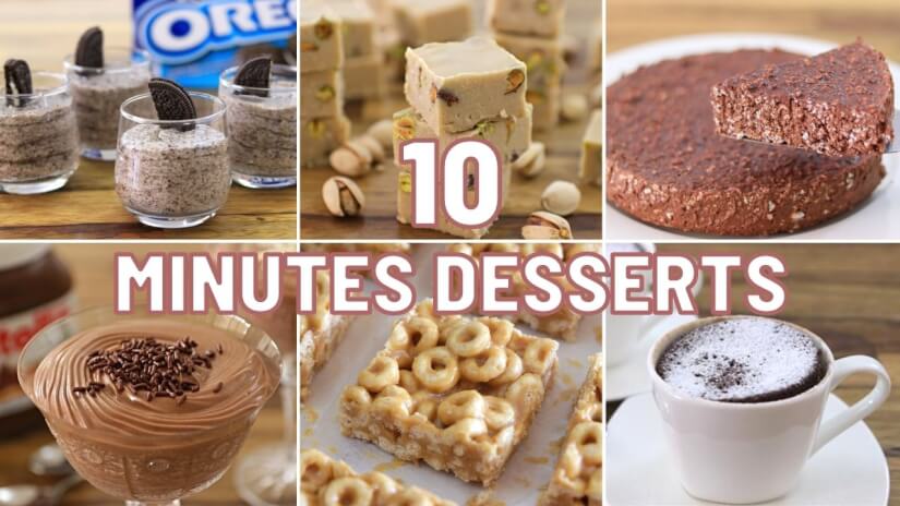  6 Desserts Under 10 Minutes