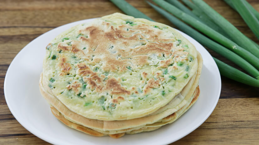 Easy Green Onion Pancakes Recipe | How to Make Scallion Pancakes