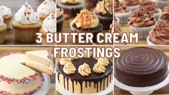 How to Make Buttercream Frosting - 3 Easy Recipes