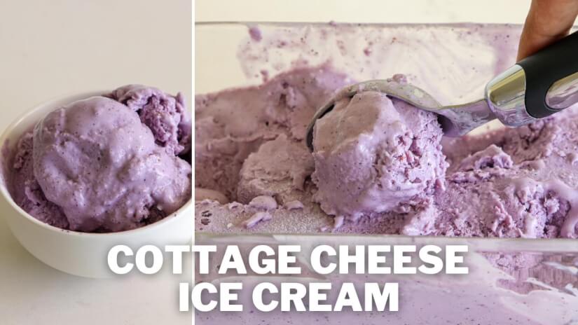 Cottage Cheese Ice Cream | Viral TikTok Recipe | High Protein Ice Cream