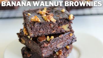 Banana Walnut Brownies Recipe