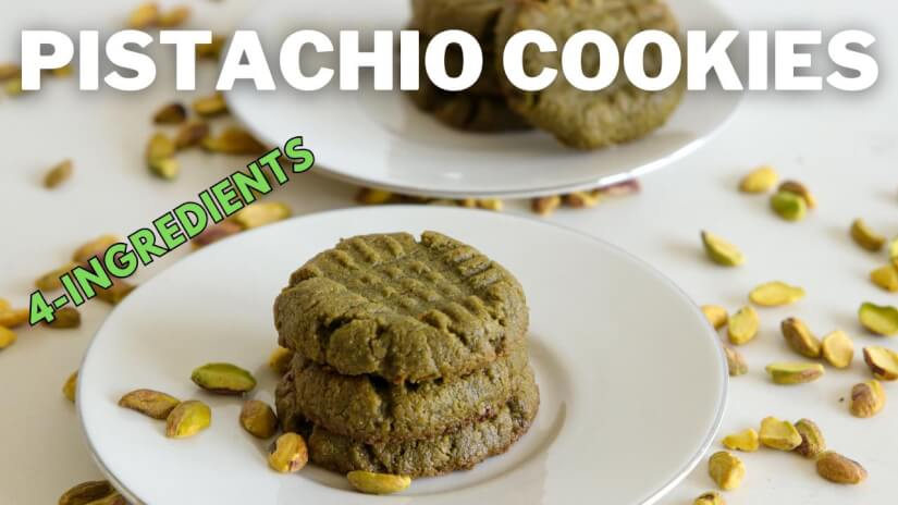 Pistachio Cookies Recipe | Only 4-ingredients