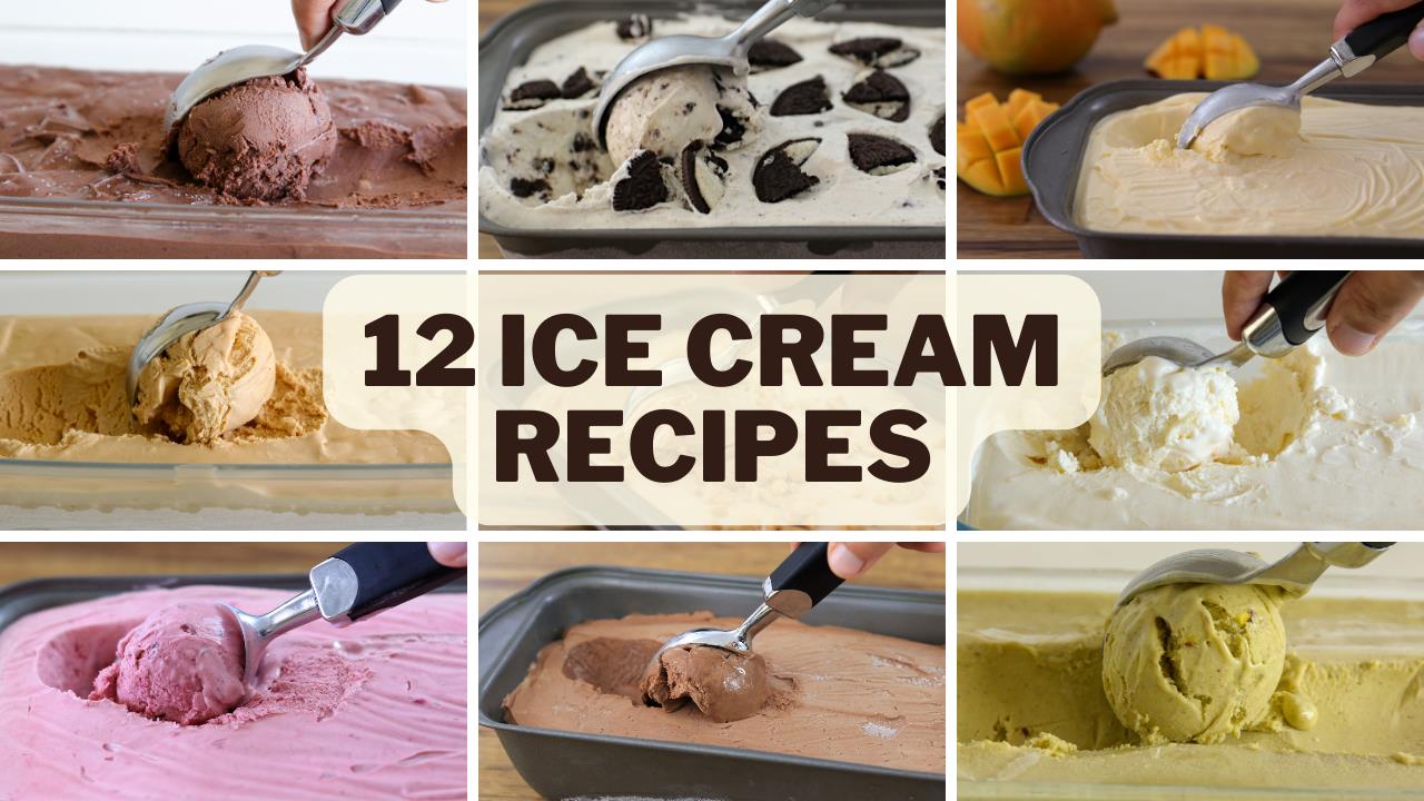 12 Ice Cream Recipes Without Ice Cream Machine